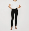Ag The Farrah High Waist Ankle Skinny Jeans In Black