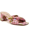 KATY PERRY THE TOOLIPED WOMENS FLORAL EMBELLISHED HEELS