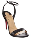 Christian Louboutin Loubi Queen Ankle Strap Sandal In Black