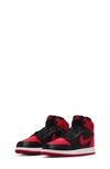 Jordan 1 Retro High Top Sneaker In Black/ University Red/ White