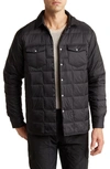 TAION TAION QUILTED DOWN SHIRT JACKET