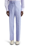 Tom Ford Slim Fit Poplin Button-up Shirt In Ice Lavender