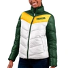 G-iii 4her By Carl Banks Women's  White, Black Pittsburgh Steelers New Star Quilted Full-zip Jacket In White