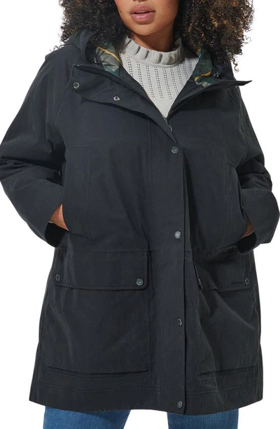 Barbour Plus Winter Beadnell Jacket In Black