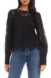 Fifteen Twenty Lace Top In Black