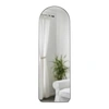 Umbra Hubba Pebble Arched 20 X 62 Mirror Metallic Titanium