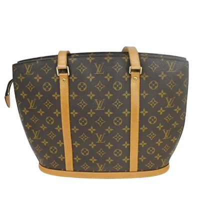 Pre-owned Louis Vuitton Babylone Canvas Shoulder Bag () In Brown