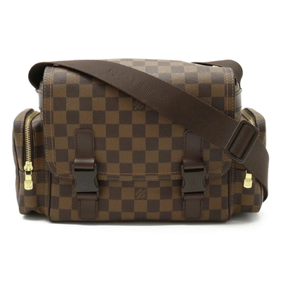 Pre-owned Louis Vuitton Reporter Canvas Shopper Bag () In Brown