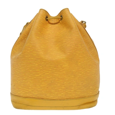 Pre-owned Louis Vuitton Noe Leather Shoulder Bag () In Yellow