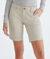 AÉROPOSTALE WOMEN'S SOLID UNIFORM BERMUDA SHORTS*** BLACK