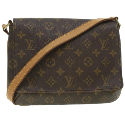Pre-owned Louis Vuitton Musette Tango Canvas Shoulder Bag () In Brown