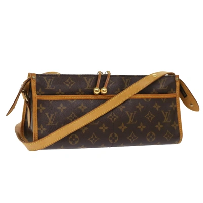 Pre-owned Louis Vuitton Popincourt Canvas Shoulder Bag () In Brown