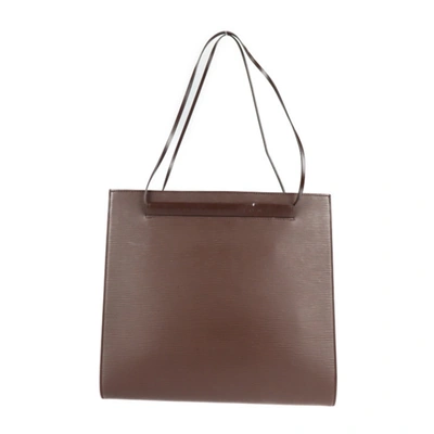 Pre-owned Louis Vuitton Saint Tropez Leather Shoulder Bag () In Brown