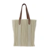 HERMES CALICUT CANVAS TOTE BAG (PRE-OWNED)