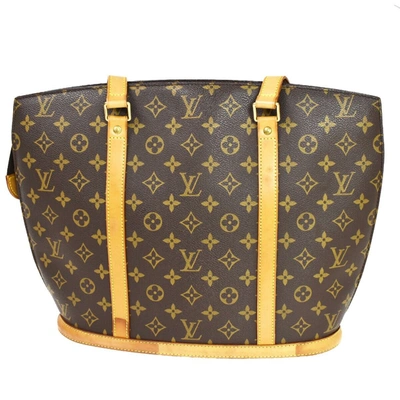 Pre-owned Louis Vuitton Babylone Canvas Tote Bag () In Brown