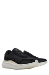 Y-3 Ajatu Suede-trim Canvas Running Trainers In Black