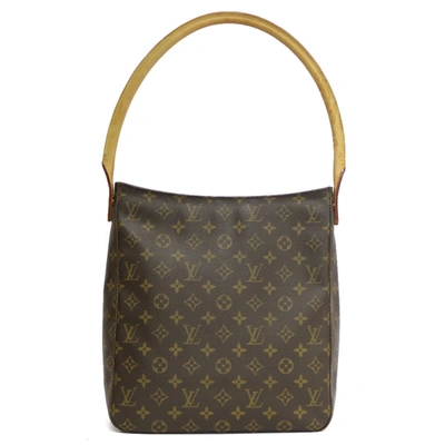 Pre-owned Louis Vuitton Looping Canvas Shoulder Bag () In Brown