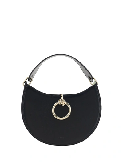 Chloé Chloe Woman Black Leather Small Arlene Handbag
