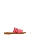 Chloé Woody Logo-print Slides