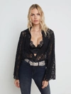 L AGENCE CARTER LACE BLOUSE