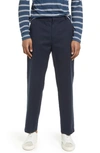 VINCE VINCE RELAXED COTTON BLEND TROUSERS