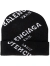 BALENCIAGA logo嵌花套头帽,479920T138012200291