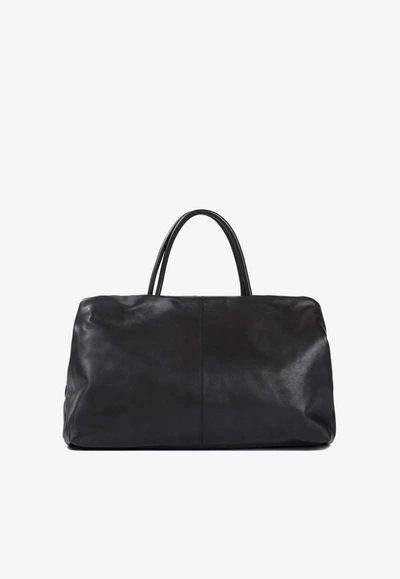 The Row Elio Bourse Bag In Black