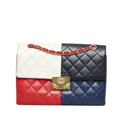 Pre-owned Chanel Flap Bag Leather Shopper Bag () In Multi