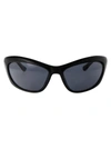 Chiara Ferragni Black Acetate Sunglasses In 807ir Black