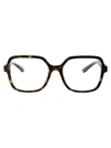 Dolce & Gabbana Tortoiseshell Square-frame Glasses In 502 Havana