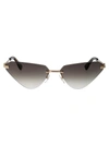 Dsquared2 Gradient Lens Metal Sunglasses In Brown