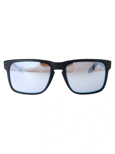 Oakley Holbrook Xl Rectangle-frame Sunglasses In 941739 Blue Steel