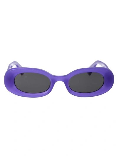 Off-white Sunglasses In 3707 Purple