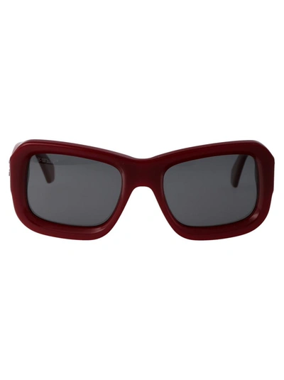 Off-white Sunglasses In 2707 Burgundy