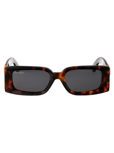 Off-white Sunglasses In 6007 Havana