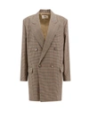 Ami Alexandre Mattiussi Ami Paris Blazer In Beige
