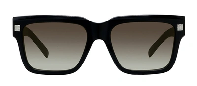 Givenchy Gv40060i - Shiny Black Sunglasses In Grey