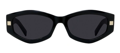 Givenchy Gv40062i 01a Geometric Sunglasses In Grey