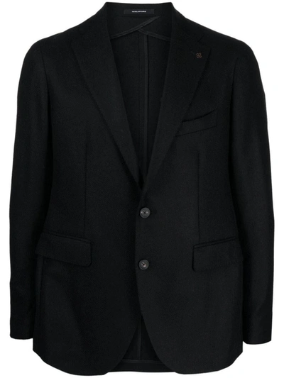 Tagliatore Classic Jacket Clothing In Black