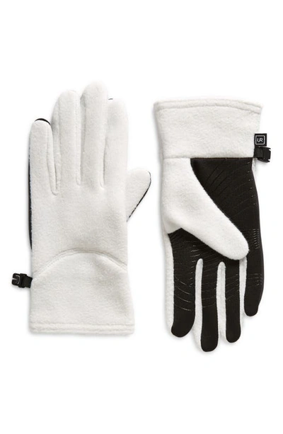 Ur Recycled Fleece Gloves In White