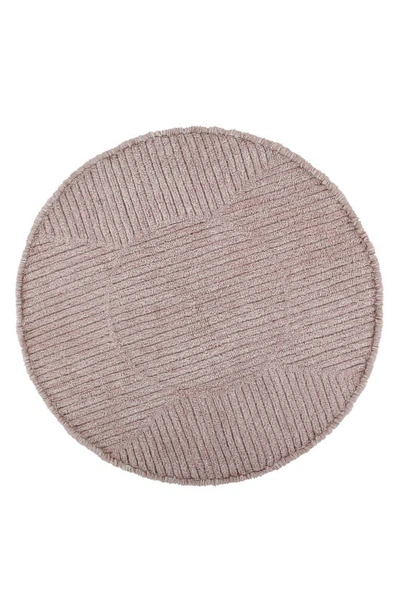 Lorena Canals Kids'  Woolable Rug Rose Tea In Grey