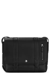 Montblanc Men's Mini Mst Selection Soft Leather Messenger Bag In Black