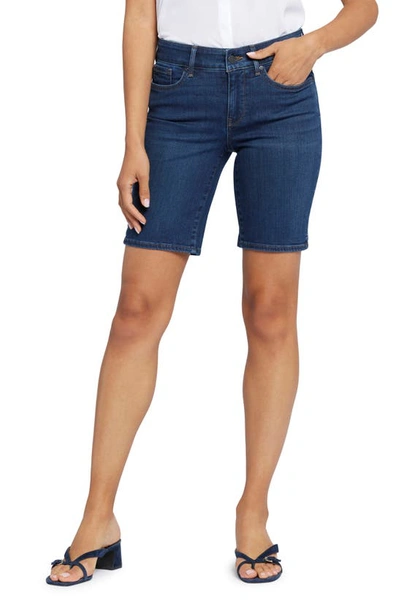 Nydj Ella Side Slit Denim Shorts In Arise