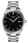 Tissot Pr 100 Quartz Black Dial Stainless Steel Men's Watch T150.410.11.051.00 In Black