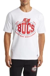 Hugo Boss Boss X Nfl Stretch Cotton Graphic T-shirt In Tampa Bay Buccaneers White
