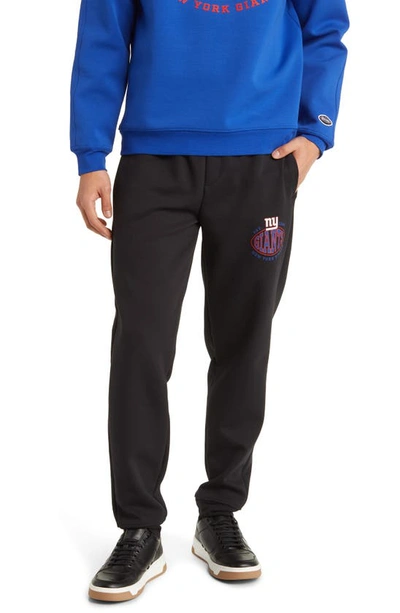 Hugo Boss Boss X Nfl Cotton Blend Joggers In New York Giants Black