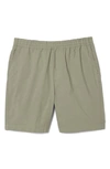 Lacoste Relaxed Twill Drawstring Shorts In Tif Eco Olive
