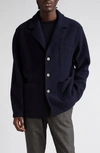 De Bonne Facture Traveler Jacket In Navy