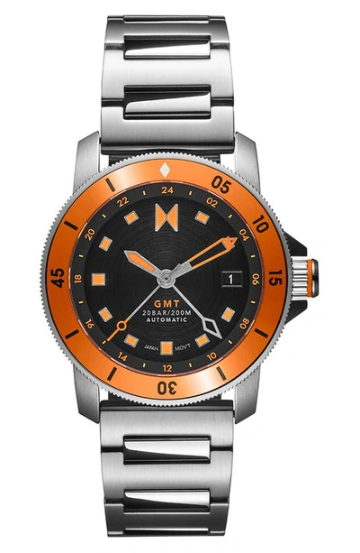 Mvmt Men's Cali Diver Automatic Stainless Steel Bracelet Watch/40mm In Black/silver