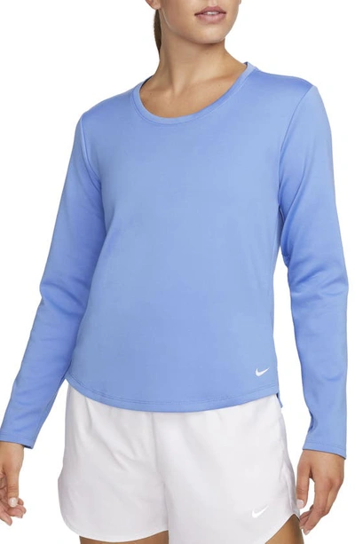 Nike Women's Therma-fit One Long-sleeve Top In Polar/ White